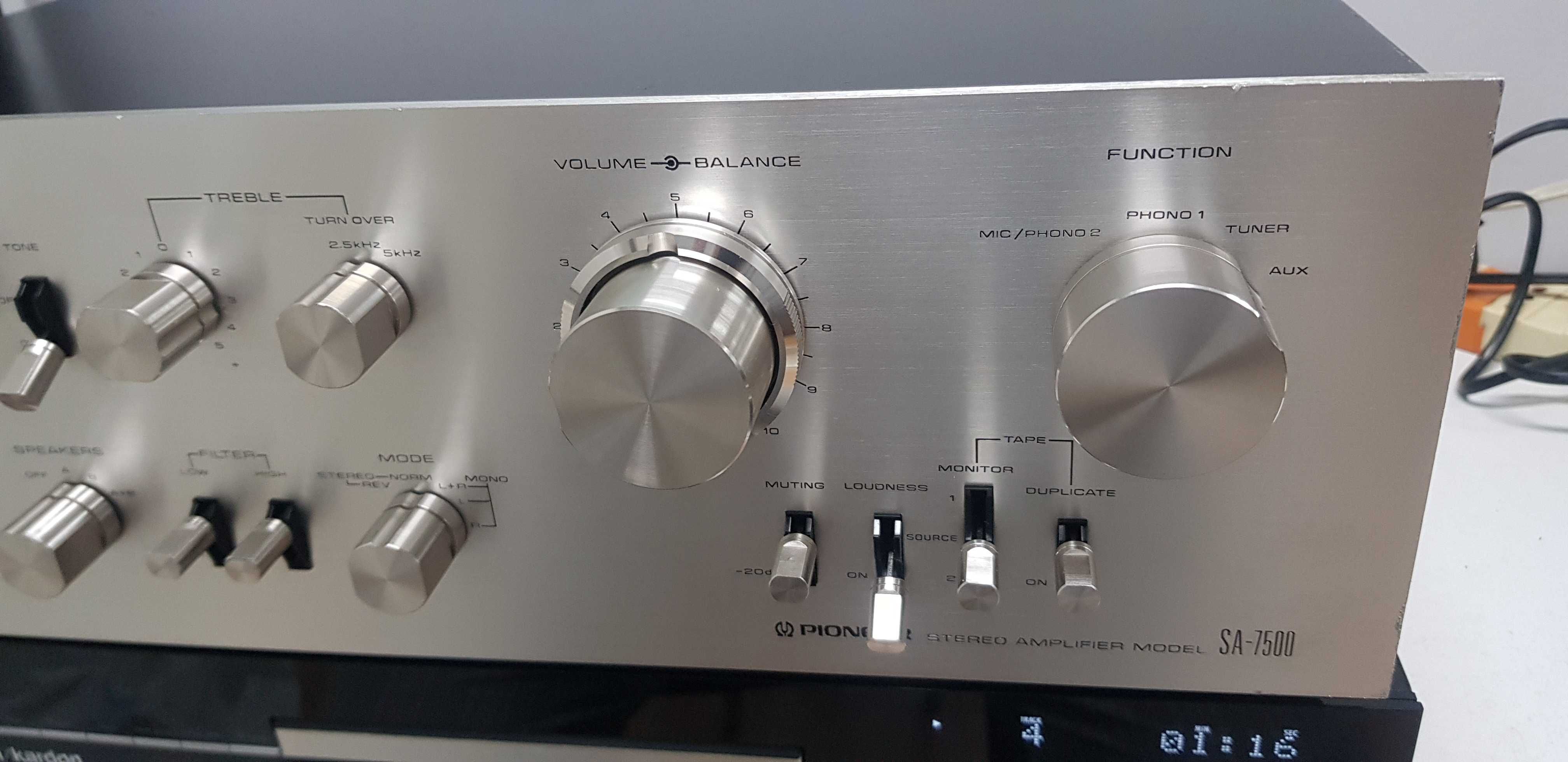 Pioneer SA 7500 amplificator Vintage muzica arta colectie