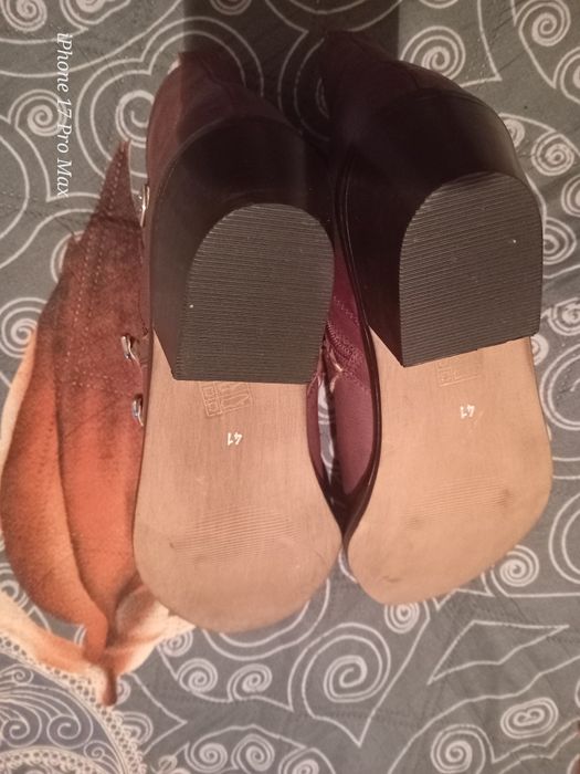 Оригинални Боти от ест.кожа"ROBERTO CARRIOLI"!-70%!