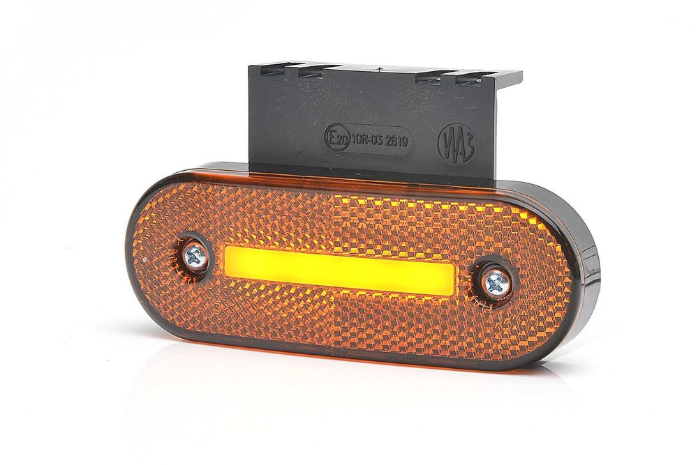 LED Светодиоден Габарит Оранжев Жълт Неон Ефект Три Функции 12V 24V