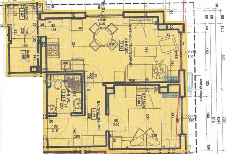 Продава се Двустаен апартамент в Търговище, Център - 58 кв.м за 998 €/кв.м - Снимка #2