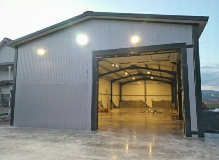 hale metalice complecte cu montaj sau fara montaj  25×12×3