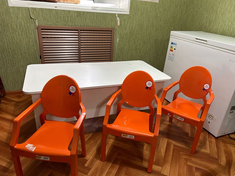 Парты и стулья для дошкольных учреждений