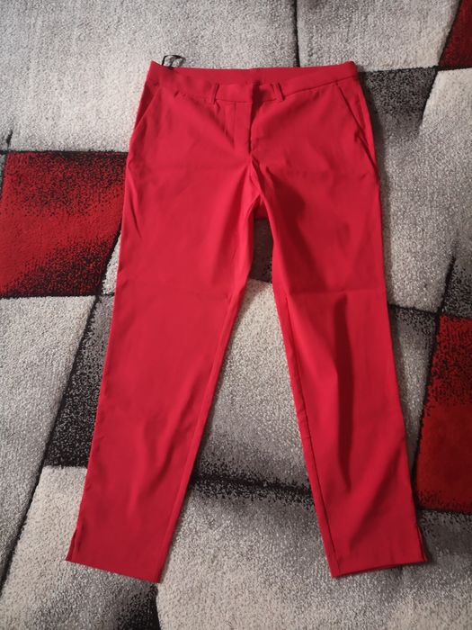 Pantaloni roșii stretch 40-42