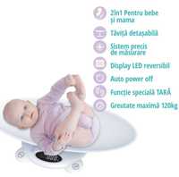 Cantar digital 2in1 EASYCARE pentru bebeluși și adulti
