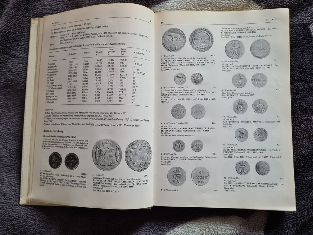 Carte Catalog Numismatica Album Monede Germane Germania