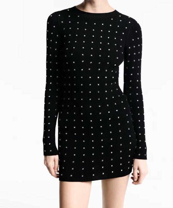 Rochie Mango din tricot cu elemente stralucitoare