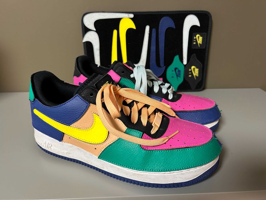 Nike Air Force 1/1 Black Multi-Color, номер 42.5