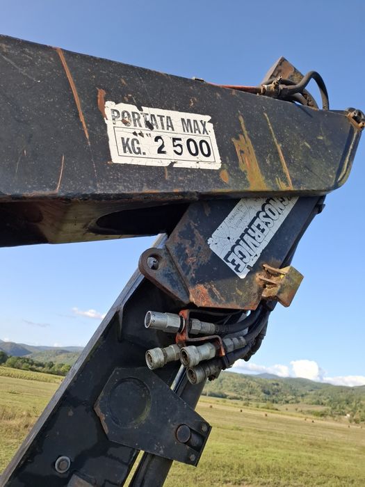 Bascula 4x4 lama deszapezire macara
