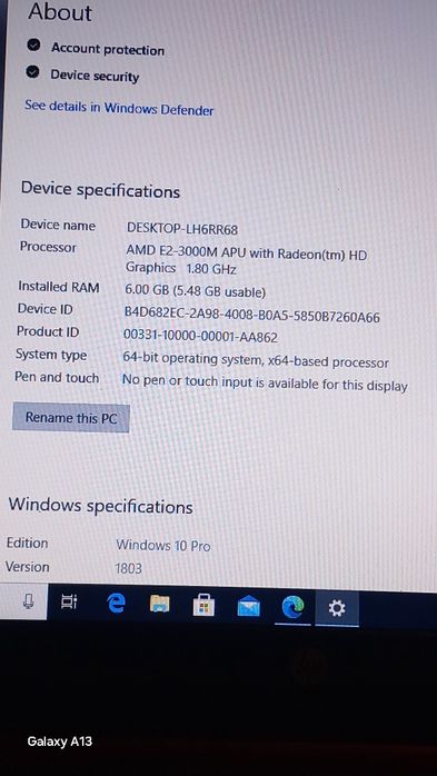 Laptop HP Pavillion G6 -1232SA