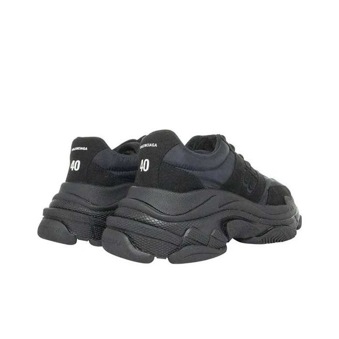 Обувки Balenciaga Triple S Nylon Black кецове сникърси маратонки