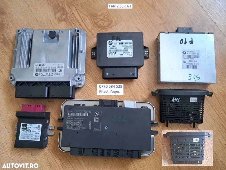 modul pompa combustibil EK-M3 Helbako ECU modul USU modul led far bmw F10 F11 calculator frana de mana SG EMF calculator motor bmw x1 facelift modul de control al zonei picioarelor FRM III