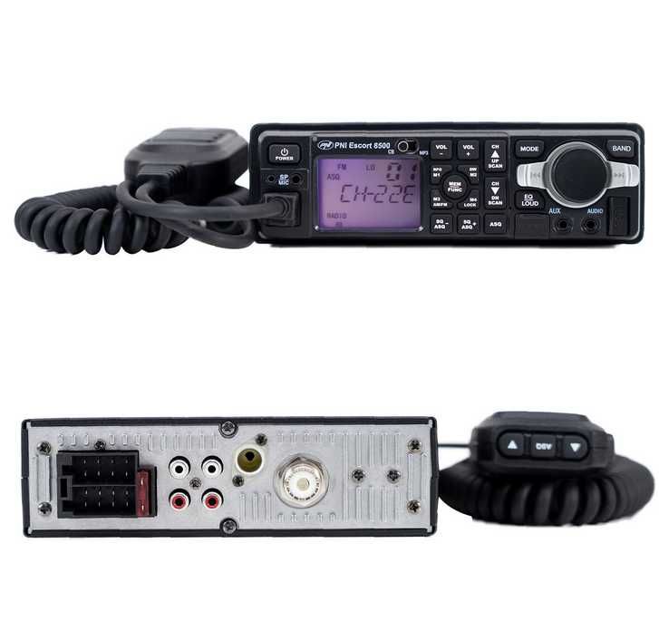 Statie radio CB si MP3 player PNI Escort HP 8500 ASQ+casti cu microfon