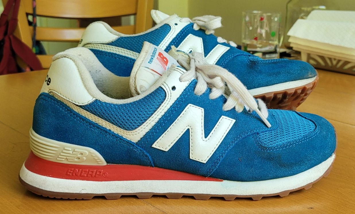 Маратонки New Balance 574, 40 номер, 25 см стелка, СИНИ