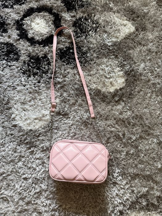 Geantă crossbody roz pastel piele ecologică DeFacto