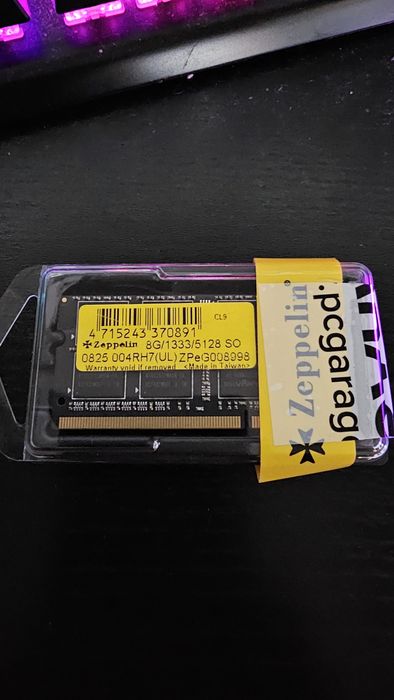 Memorie laptop notebook Zeppelin 8GB 1.5V  1333MHz
