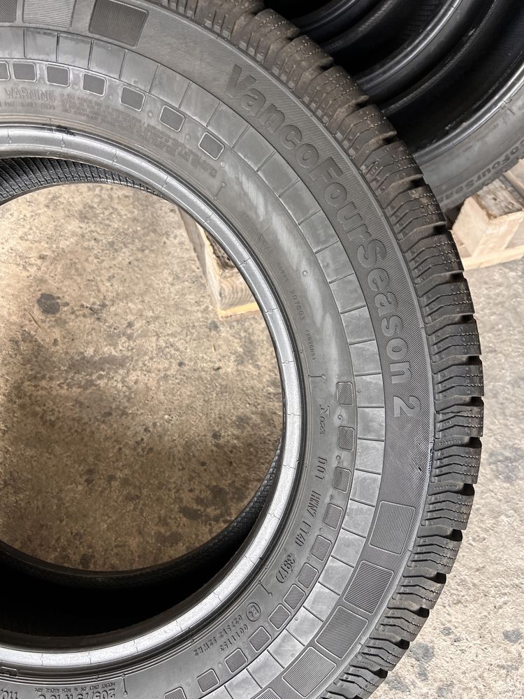 4 anvelope all season 205/75/16 C , Continental , 5.5-6 mm