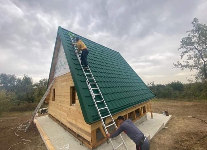 vand Casa din lemn A frame sau pe structura metalica izolate cu panour