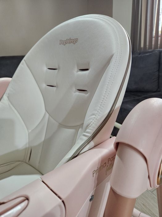 Peg Perego Prima Pappa Follow Me - Розово и бяло