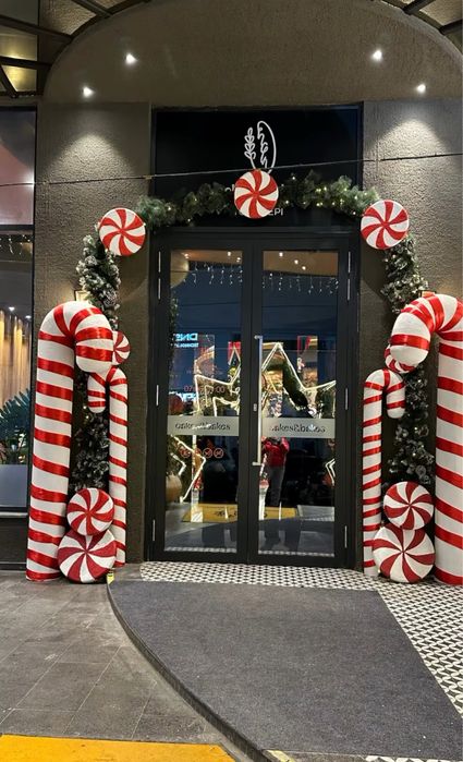 Новогоднее оформление в магазины, офисы,кафе всех заведений