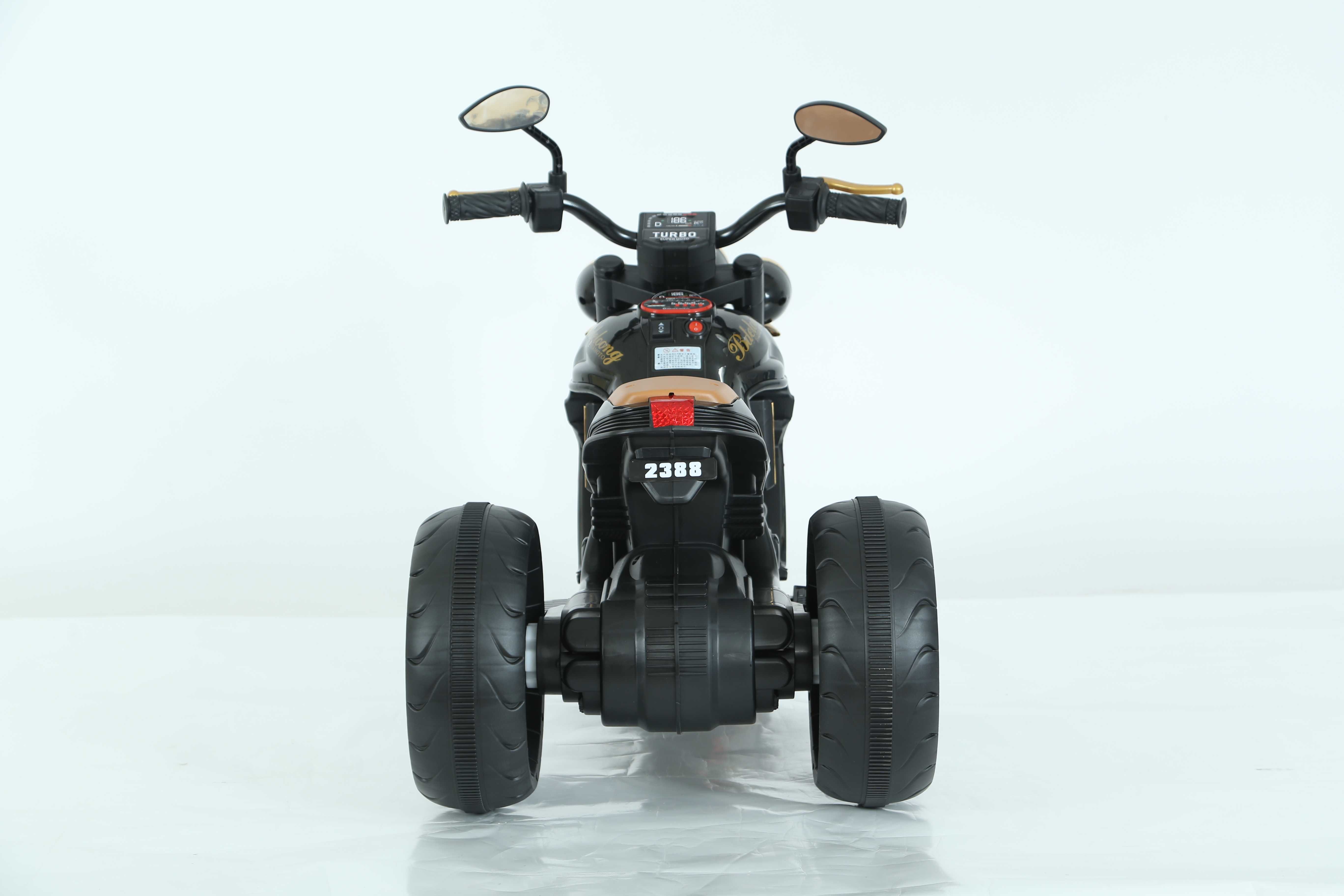 Motocicleta electrica cu 3 roti Kinderauto BJDL2388 2x 35W 6V RC Black