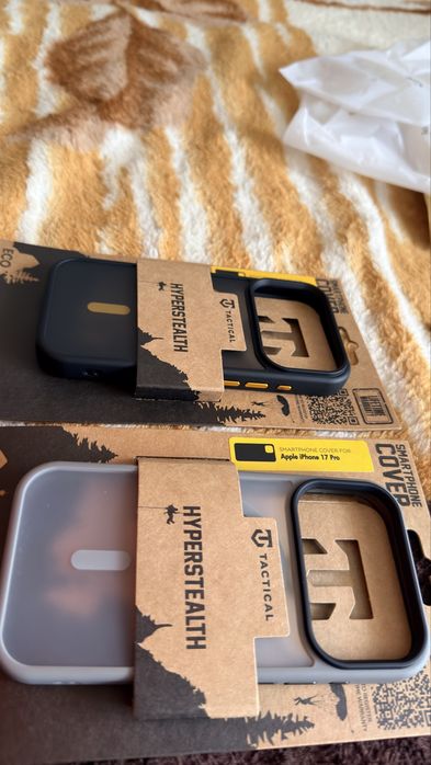 Husa Tactical MagForce iphone 17 pro negru / galben nou