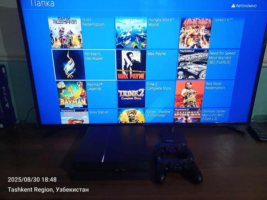 #ps4 #goldhen #proshivka 500gb 3 oy garantiya
Playstation 4 fat 500gb