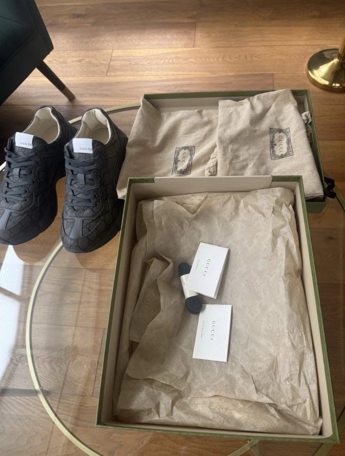 Gucci Supreme Canvas Rhyton 43 оригинални