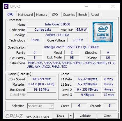 Геймърски компютър Intel® Core™ i5-9500 16gb DDR4  GTX 1070 Ti 8gb