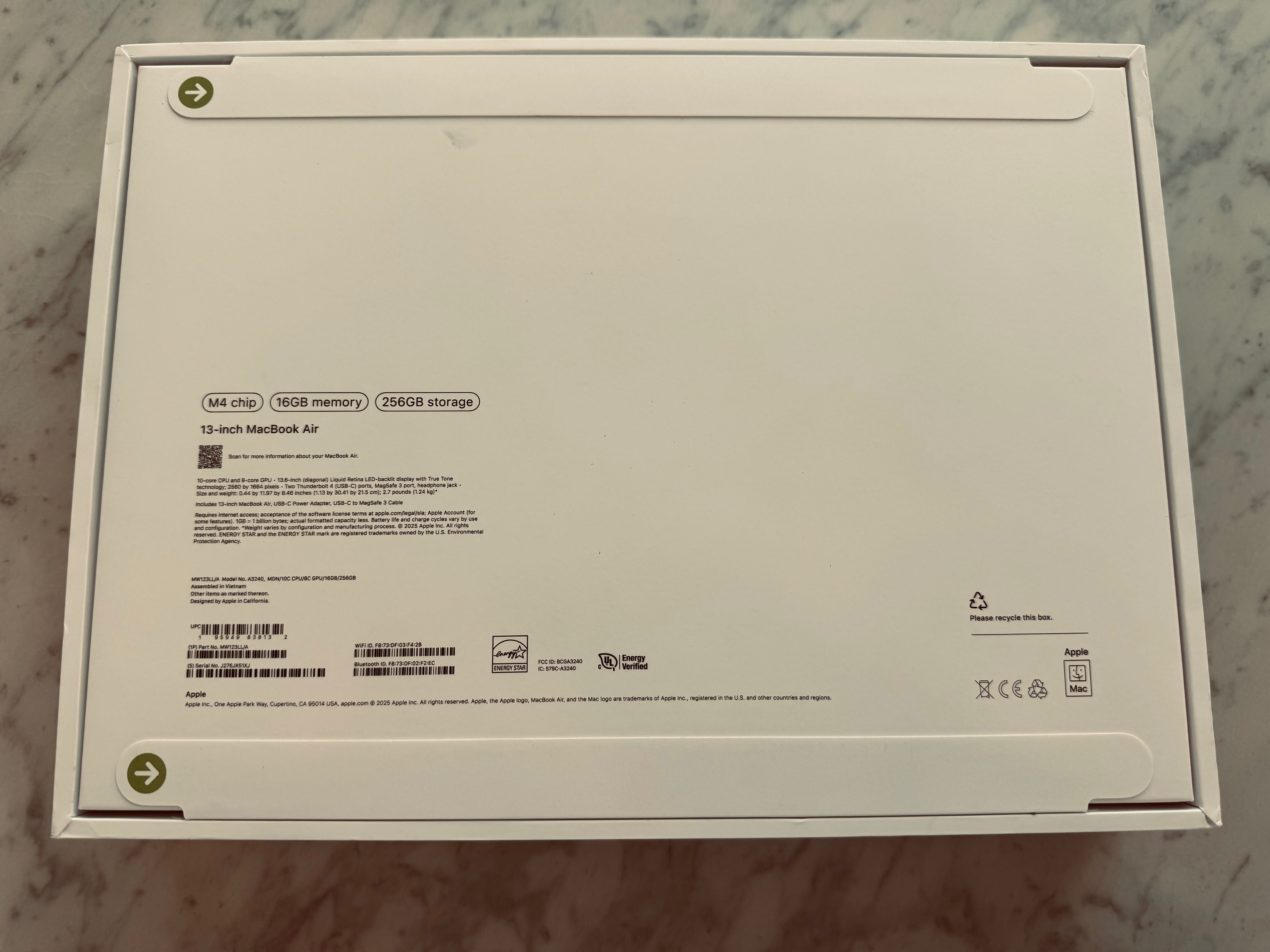 MacBook Air M4 256 GB