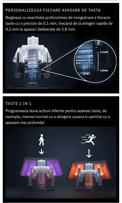 Tastatura gaming Steelseries apex pro mini wireless