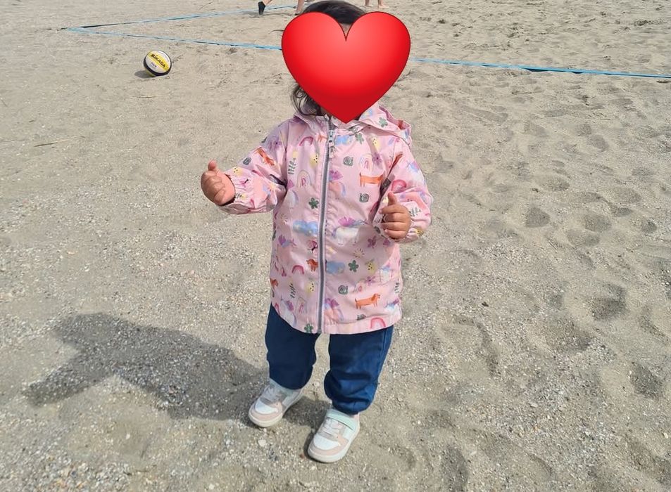 Vand jacheta fetite impermeabila Next 12-18 luni 86 cm