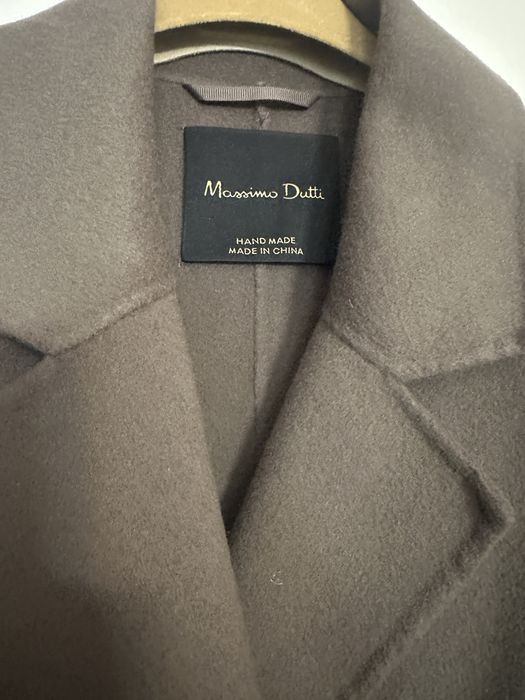 Palton handmade lana Massimo Dutti