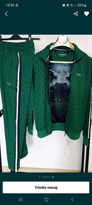 Trening bumbac Lacoste  ,Calitate premium garanta