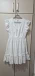 Rochie alba brodata Trendyol 34/XS