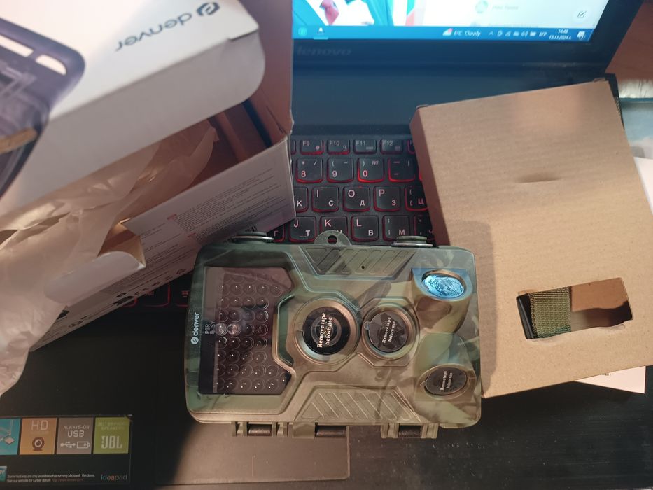 Ловна камера Denver CMOS сензор, LCD екран, WCT-8010MK2 4K 8 megapixel