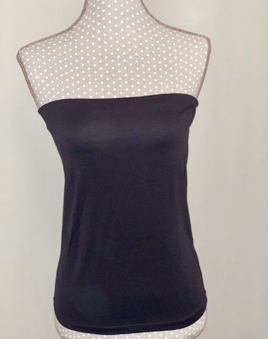 Top fara bretele, mulat, tubular