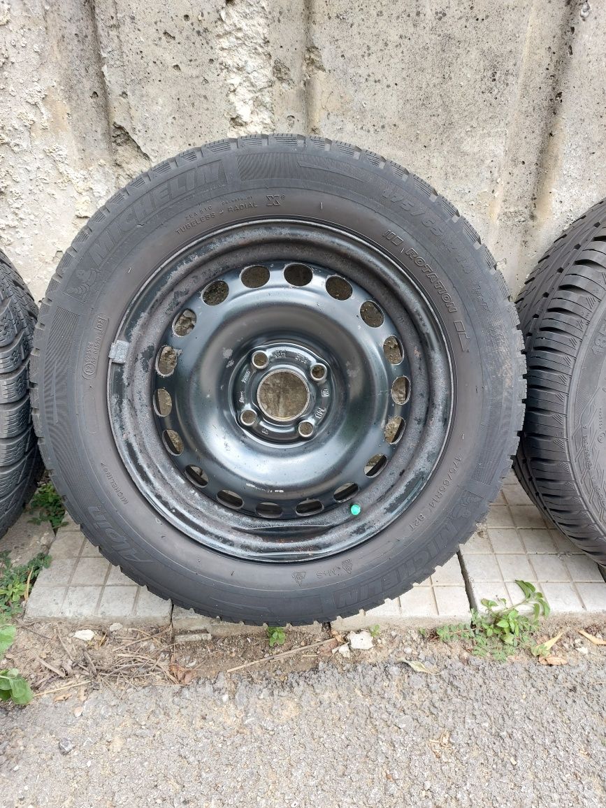 4 броя железни джанти 14" 4×100  за Opel