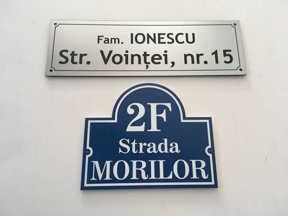 Placute de Strada Gravate si Inscriptionate Personalizat