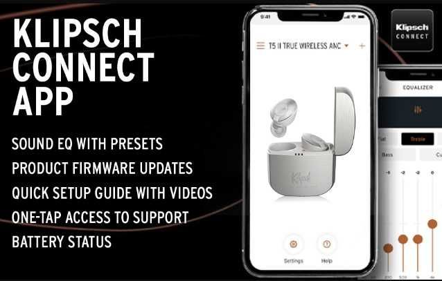 Безжични слушалки Klipsch T5 II True Wireless, ANC, AI, цвят: silver