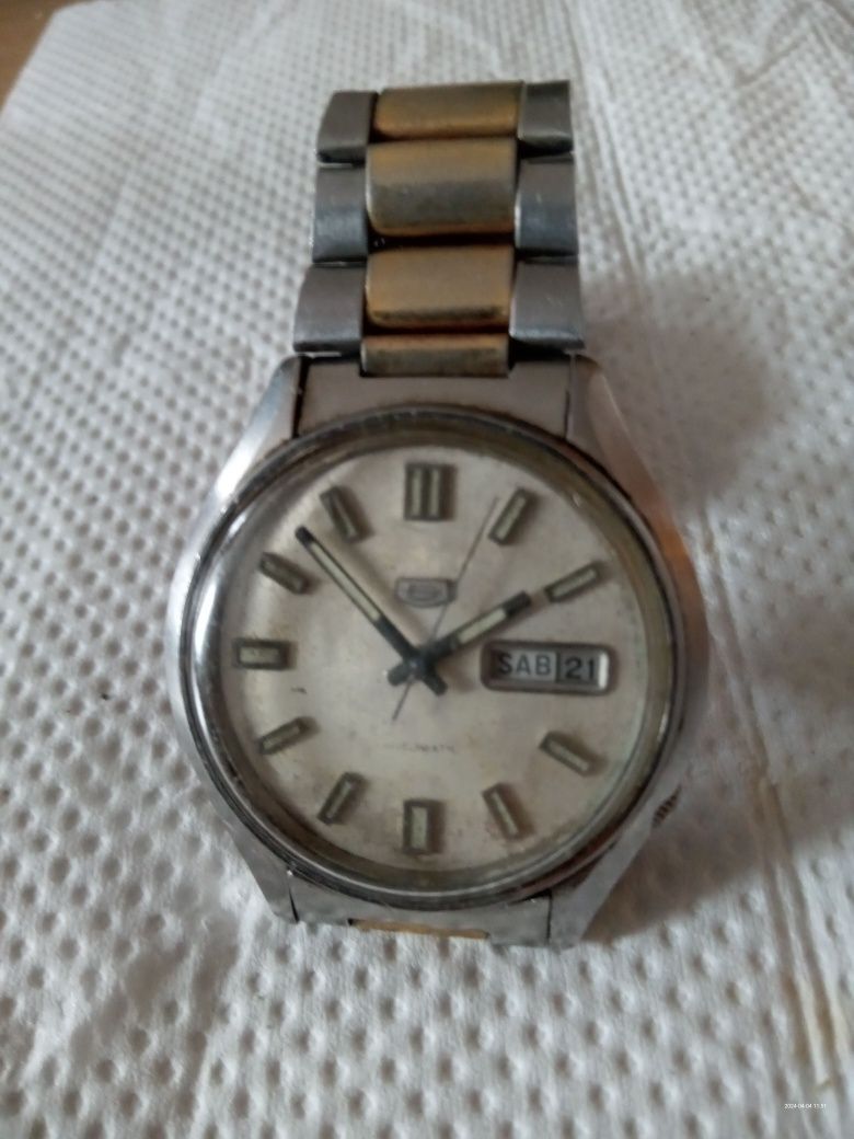 Ceas Seiko ,mecanic,automatic ,original,in stare buna de funcționare.