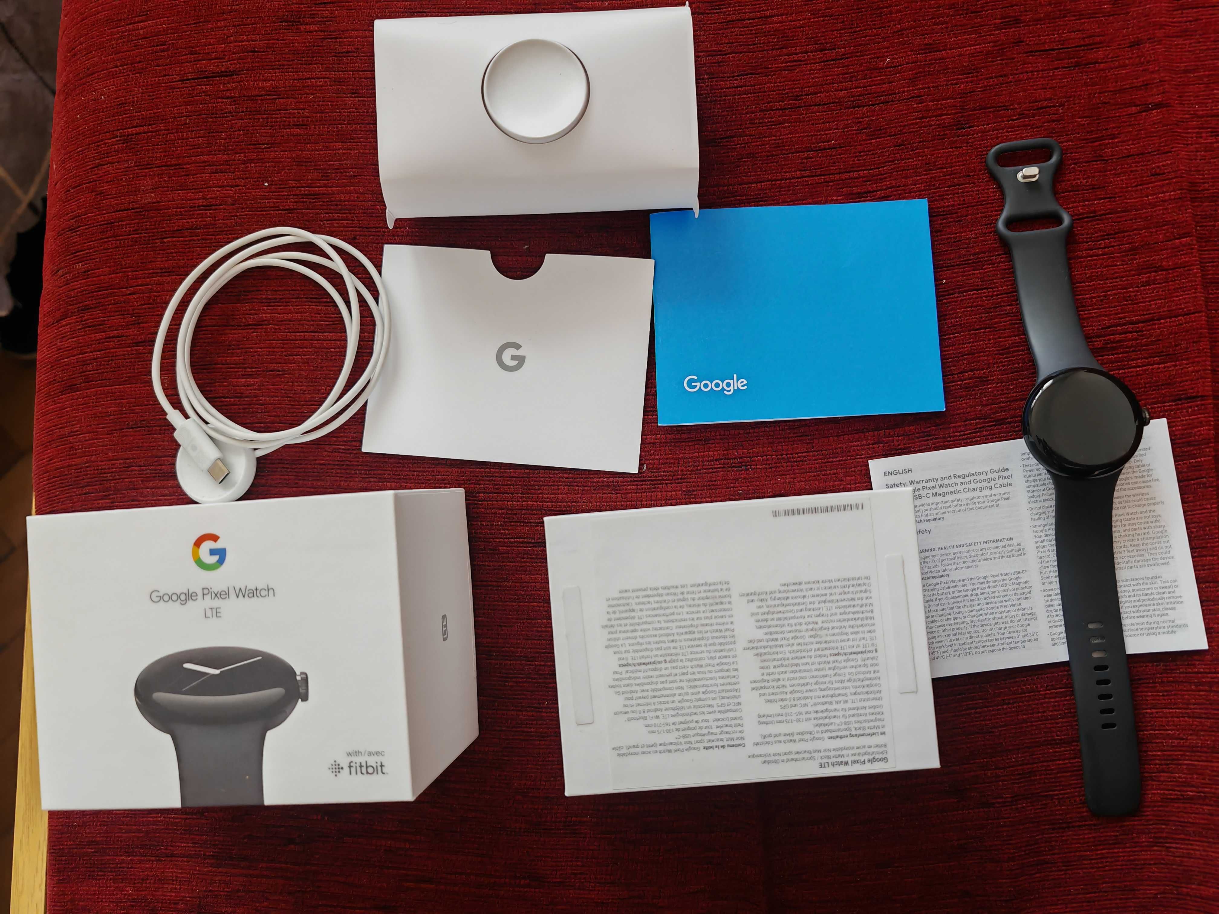 Продавам google pixel watch 1 e-sim black
