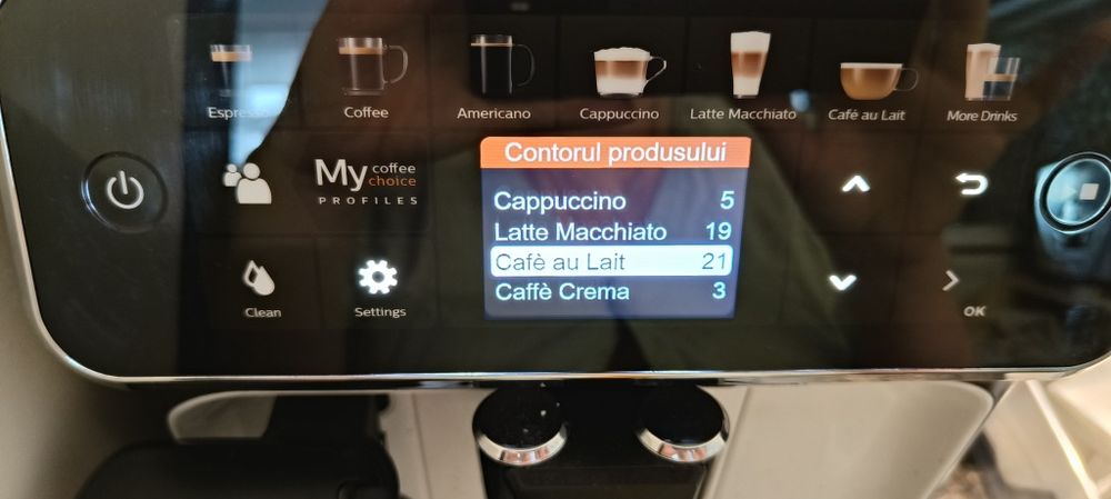 Espresor automat Philips 5400 latte go ALB