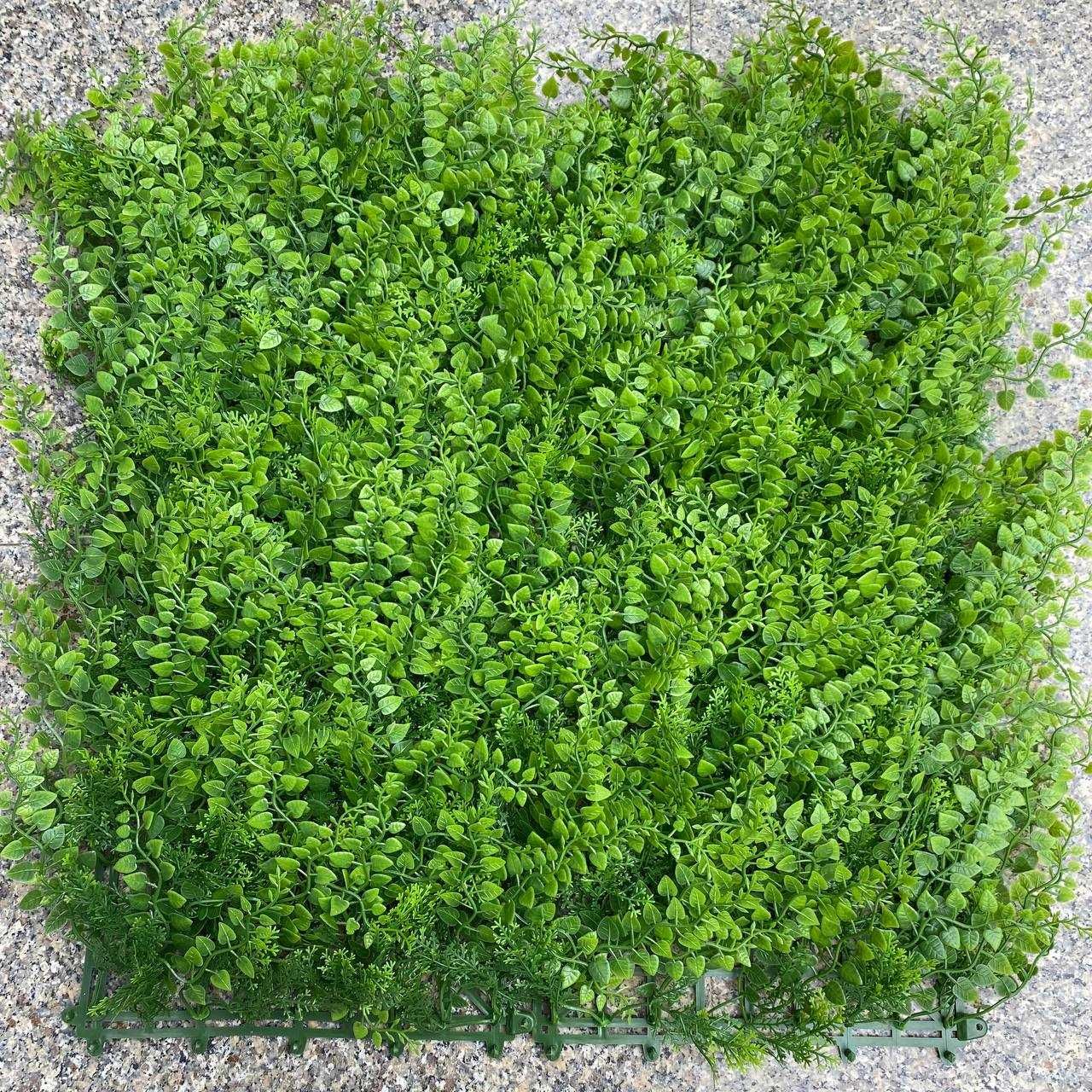 Искусственные растения на стену, озеленение стен, зеленый самшит