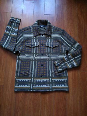 Pulover tip jachetă Ralph Lauren Double RL gama lux lână si casmir M