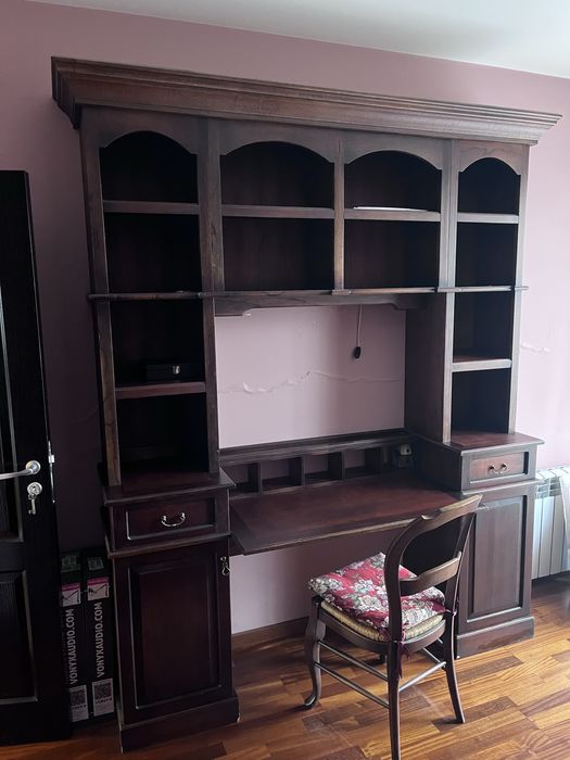 Класически комплект мебели за кабинет / библиотека