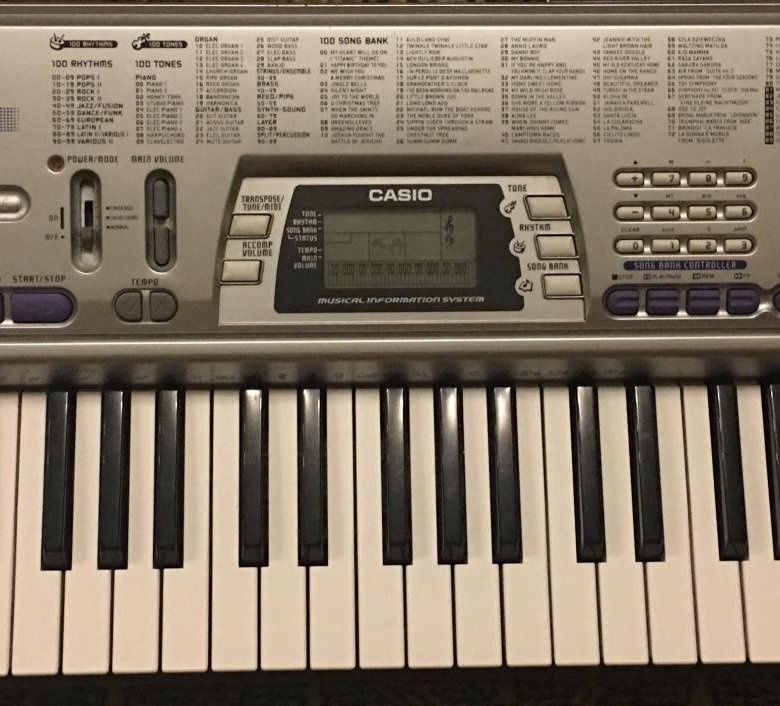 Синтезатор Casio CTK-496 + СТОЙКА