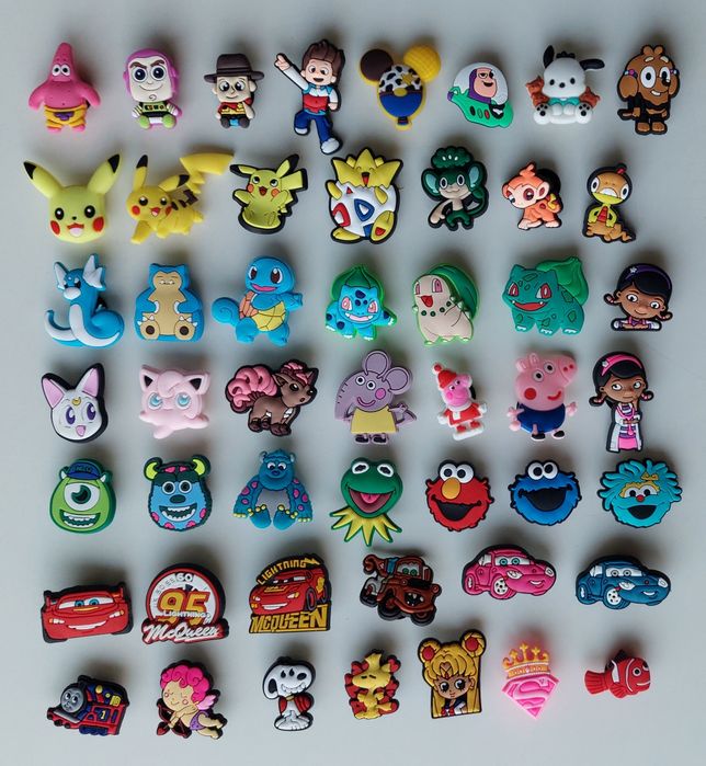 Значки за Crocs JIBBITZ Аксесоари за Crocs с Анимационни геори