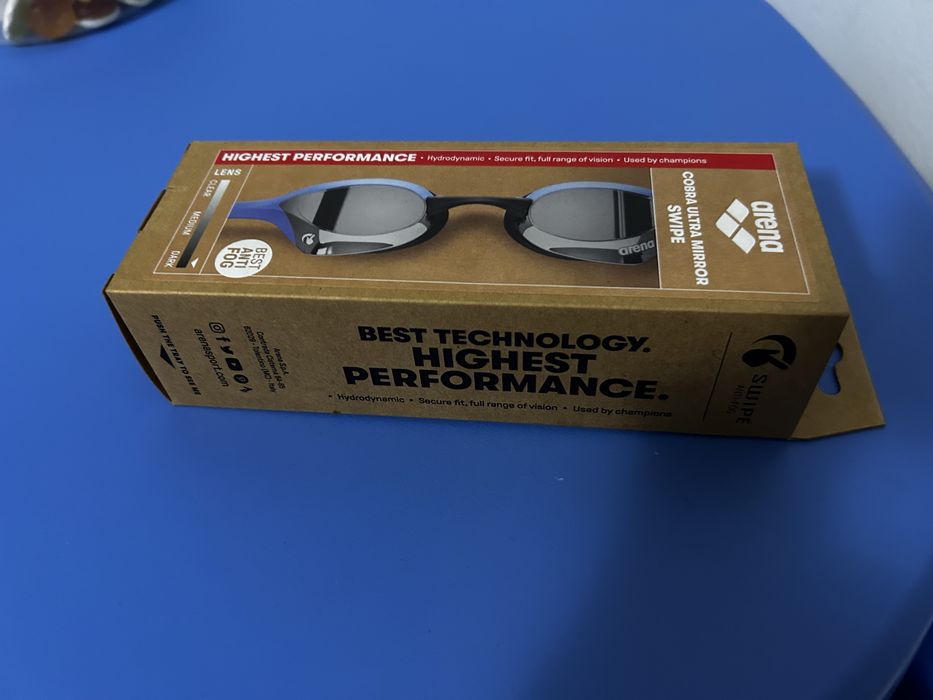 Vand ochelari de înot cobra ultra mirror swipe NOI