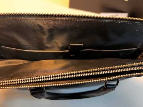 Geantă pentru bărbați 
servietă Mont Blanc, piele  1977