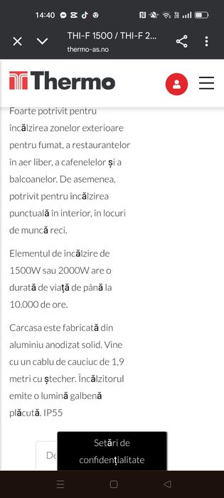 Încălzitor cu infraroșu cu carbon nou